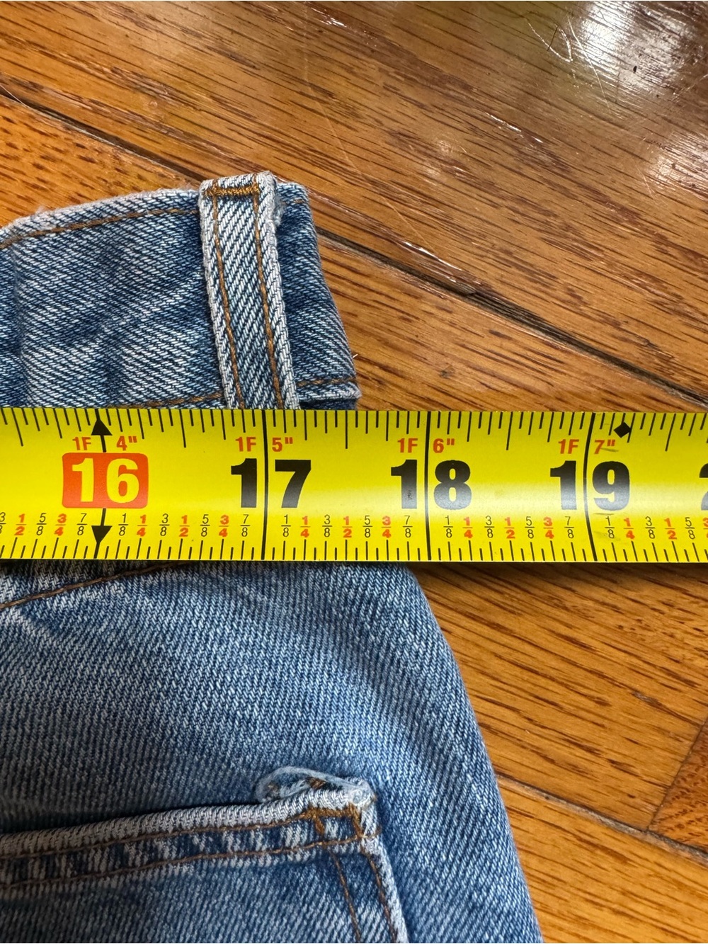 Alien Workshop AMS USA Made Vintage Light Wash Straight Leg Jeans 34x32 - Picture 7 of 9